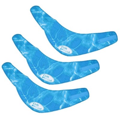 3 Stück Chillout Cooling Cool Dog Ice Bandana Heat Relief Small Neck Size 30-...