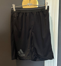 ADIDAS BOYS SHORTS Black, Youth 13-14yrs, RRP AUD $40