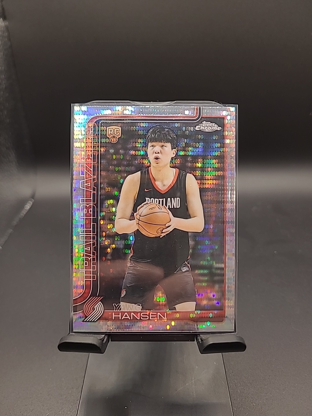 Yang Hansen 2025-26 Topps Chrome #266 Pulsar RC Rookie