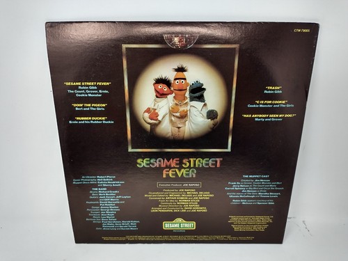 Sesame Street Fever Disco Gatefold LP 1978 CTW 79005 Bert Ernie Cookie Grover - Picture 2 of 9