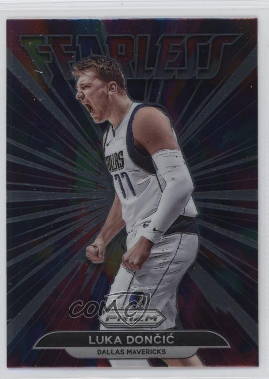 2021-22 Panini Prizm Fearless Luka Doncic Luka Dončić #10 1l1a