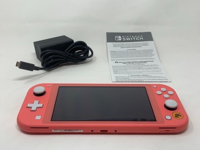 Nintendo Switch Lite Coral -  Animal Crossing: New Horizons Isabelle Aloha Ed