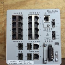 Allen Bradley Stratix5700 Ethernet Switch  1783-BMS20CA