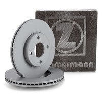 Zimmermann Bremsscheiben FüR Ford Fiesta VII 1.0 Ecoboost 1.1 1.5 Tdci Vorne