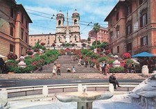 ITALY ROME PIAZZA DI SPAGNA ET TRINITA DEI MONTI