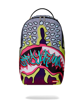 Sprayground SILVER PUNK GRAFFITI DLXR BACKPACK