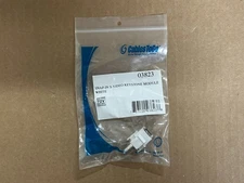 Keystone Insert White S-Video Female Coupler Module 325-120WH