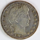 F/VF 1913 D Barber Quarter