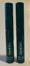 2 PACK Thrive Causemetics Liquid Lash Extensions Mascara, 0.38oz, Black
