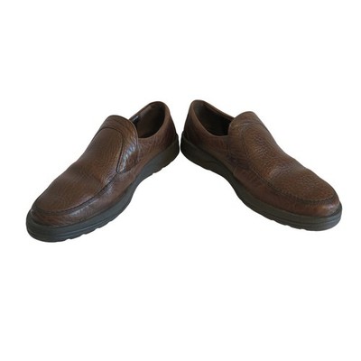 Mephisto Air Jet Brown Leather Slip On Loafer Shoes Men Size  display picture 1