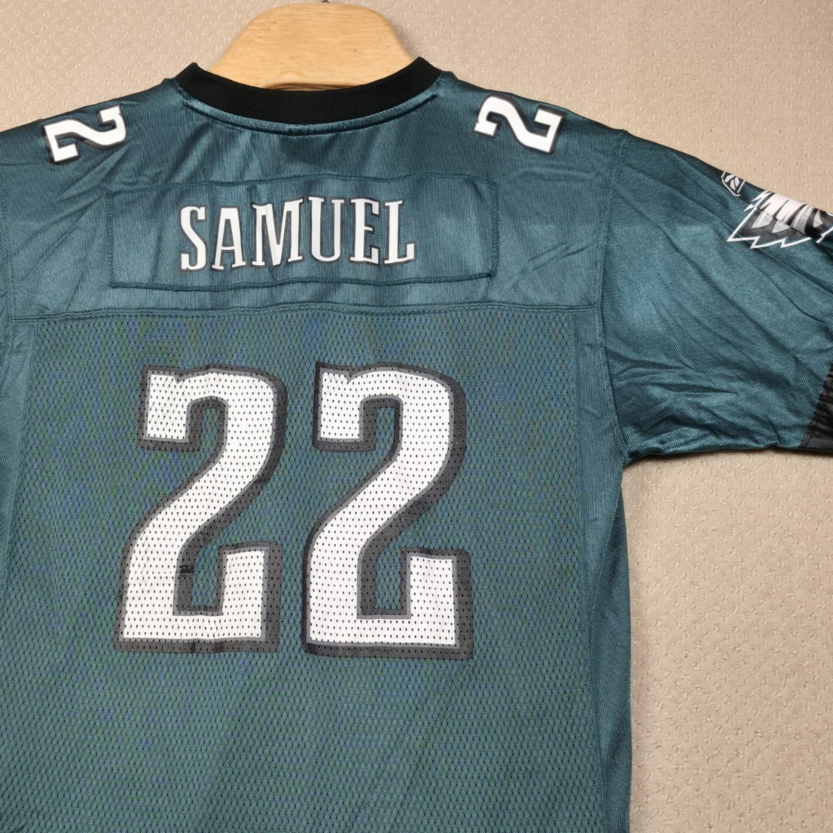 Asante Samuel Philadelphia Eagles #22 Reebok NFL Jersey