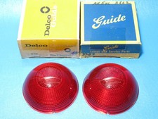 Nos Pair Gm Guide 1951-1952 Pontiac Catalina Chieftain Tail Light Lenses 5939888 Nos Pair Gm Guide 1951-1952 Pontiac Catalina Chieftain Tail Light Lenses 5939888