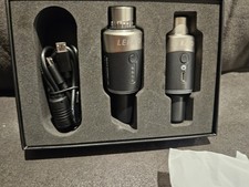 LEKATO 5.8G Wireless XLR Mic System Plug-on Transmitter Receiver 4 Channel 100FT