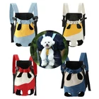 Outdoor Portable Pet Carrier Backpack Double Shoulder Chest Style for Dogs Cats