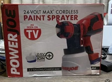 Sun Joe Power Joe Cordless Portable Paint Sprayer Battery Powered 24Volt New