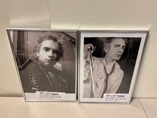 SEX PISTOLS JOHNNY ROTTEN 1976 x2 punk frame collection displays.