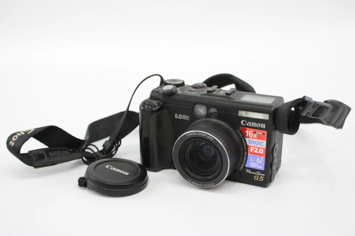 Canon PowerShot G5 Digital Cameras for Sale | Shop New & Used