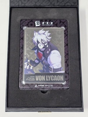 Zenless Zone Zero Von Lycaon SILVER Metal Card ZZZ Anime Impulse