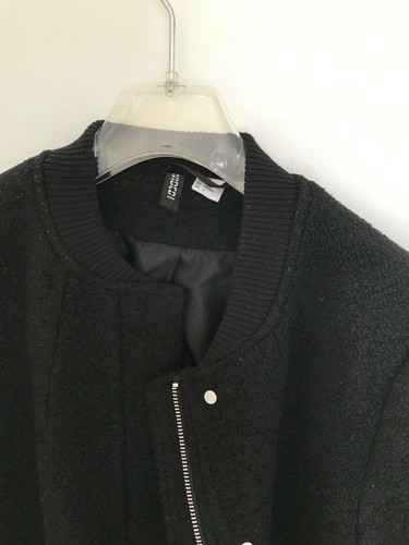 Mantel / lange Jacke - schwarz Wolle/Viskose Gr. 36 - Bild 3 von 5
