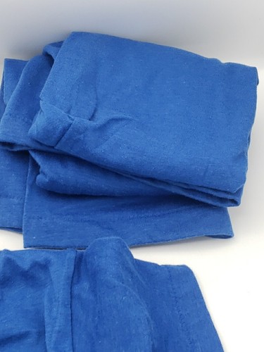 Vintage 80s Lot Of 4 Screen Stars Blank TShirts Youth 6-8 single stitch Blue Kid - Picture 7 of 8