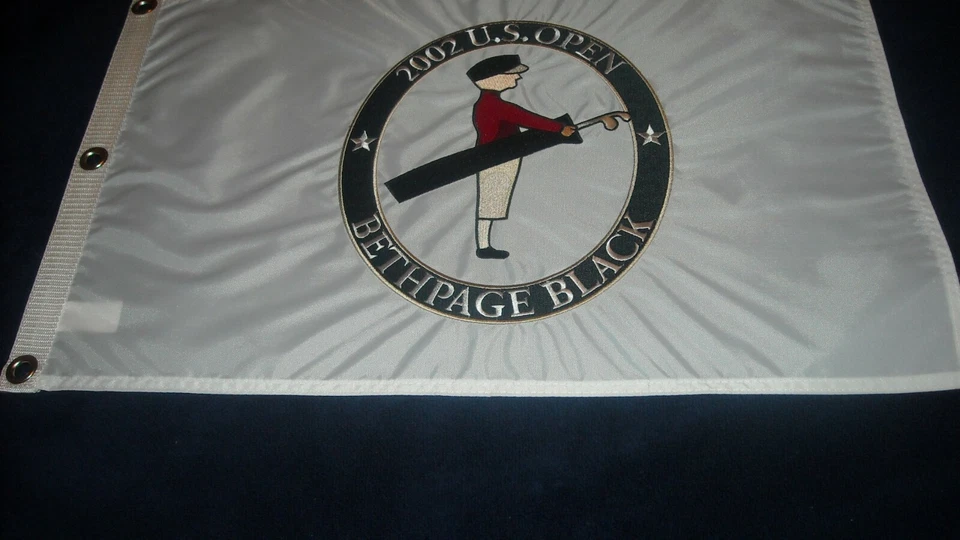 2002 US OPEN BETHPAGE BLACK  FLAG-TIGER WOODS WINS BY THREE STROKES-FROM USGA - Image 3 of 4