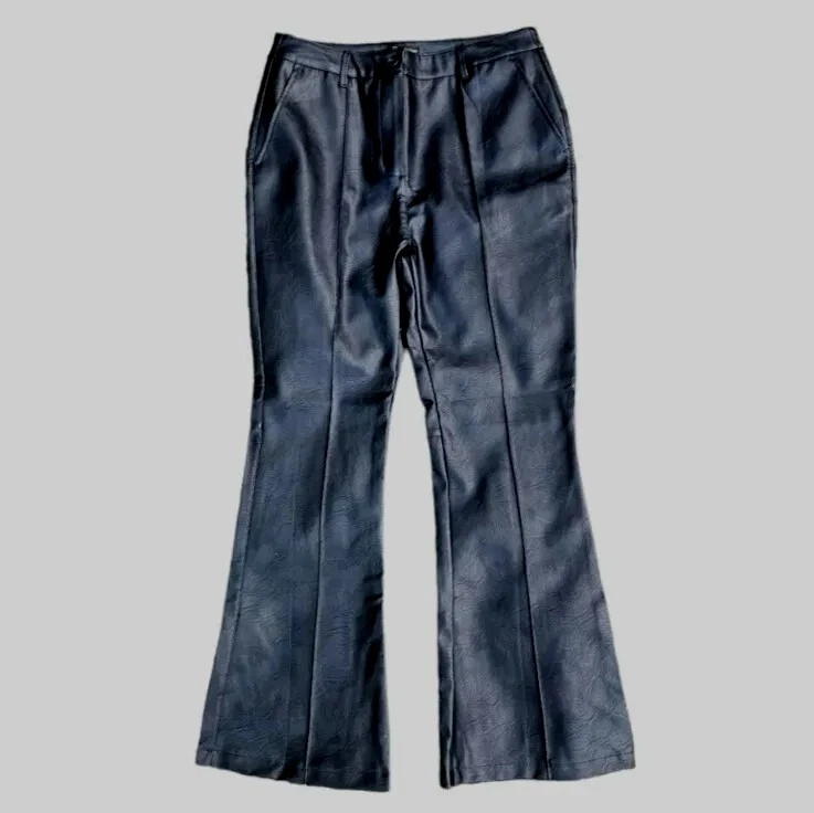 Shinestar faux leather shop pants