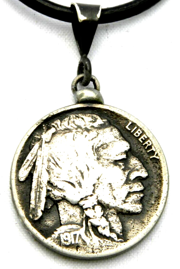 Buffalo coin deals necklace
