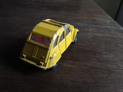 TWO CITROEN HORSES 2 HP6 yellow CORGI made in UK - Picture 3 of 6