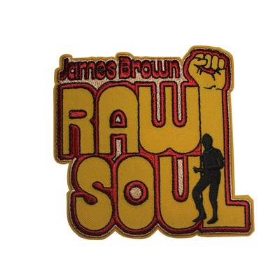 James Brown Raw Soul Printed Iron On Patch - Music Official 050-Y