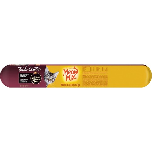2 Pack Meow Mix Tender Centers with Basted Bites, Chicken and Tuna Flavored Dry - Picture 10 of 12