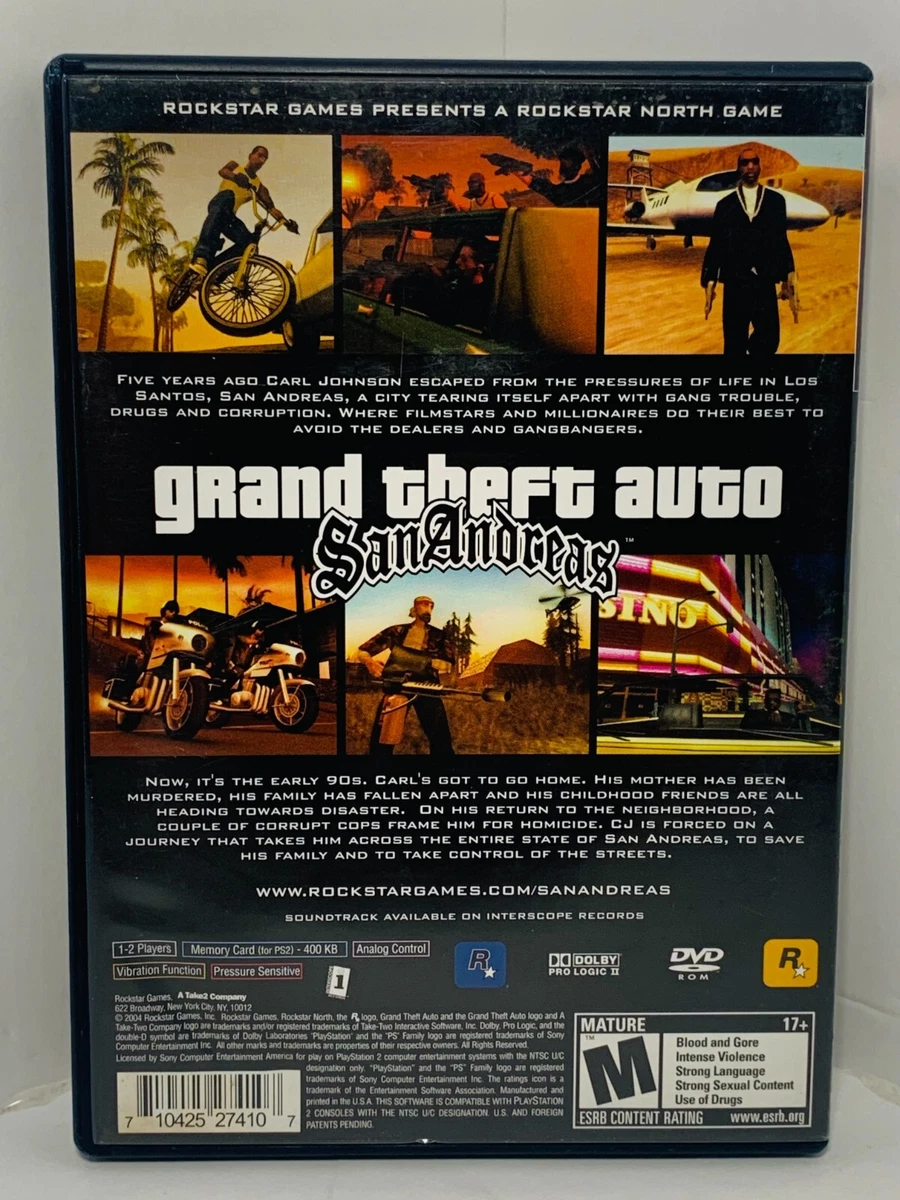 » Grand Theft Auto San Andreas Special Edition (PS2)  [NTSC]