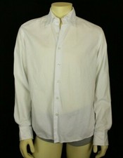 Claudio Milano Mens Shirt White Cotton