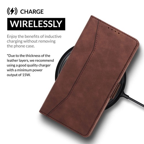 Funda/Protector de Pantalla de Cuero Magnético para Samsung S25 Ultra S25 Plus 5G - Imagen 16 de 39