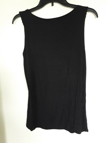 August Silk Womens Black Tank Top Size Medium - Picture 3 of 4