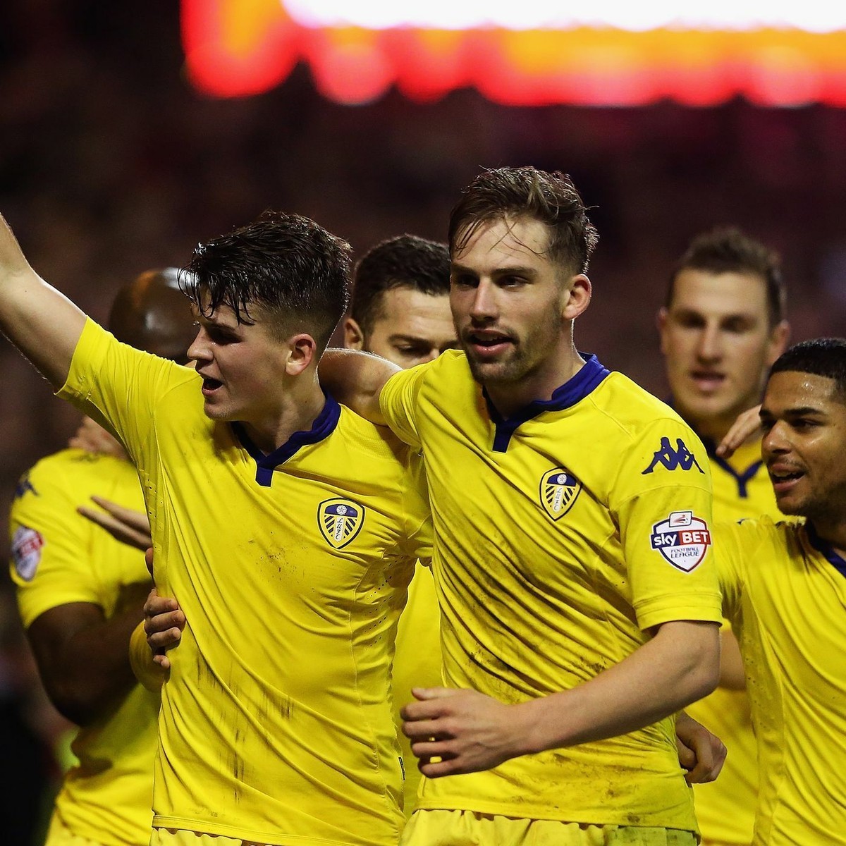 Maillot Leeds United Domicile 2015-2016 - Taille XXXL, Marque Kappa, Occasion Très Bon état (quelques Taches)