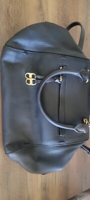 Tory Burch Shoulder Bag Leather Blk Plain 10005617 06-16 | eBay