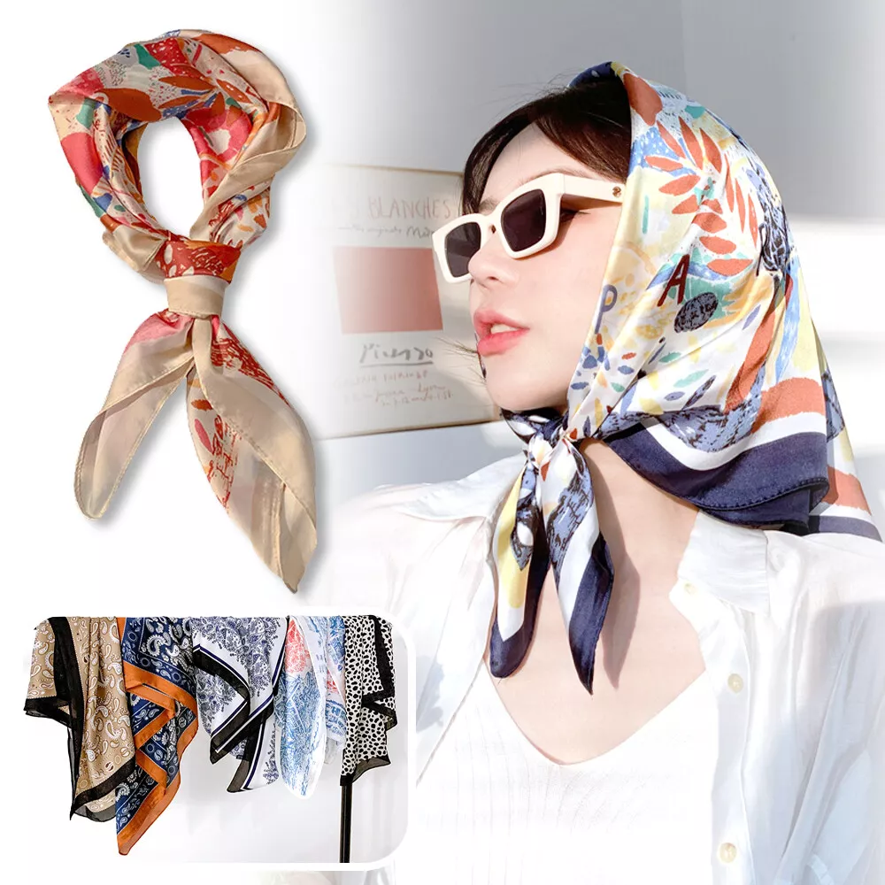 2022 Fashion Head Scarf Women Luxury Summer Neck Hair Decorate