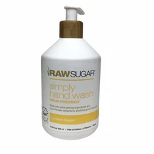 Raw Sugar Simply Hand Wash Lemon Sugar Cold Pressed 16.9 Fl Oz NEW Free Ship