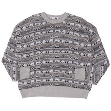 Vintage Florence Tricot 3D Knit Coogi Style Sweater