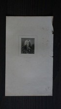 VERTOT RENE AUBERT DE (1655-1735) - HISTORIEN- GRAVURE ORIGINALE XIXEME