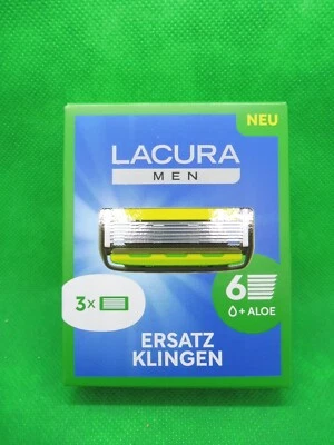 Lacura Men Ersatzklingen für 6-Klingen-Rasierer (á 3 Stück)