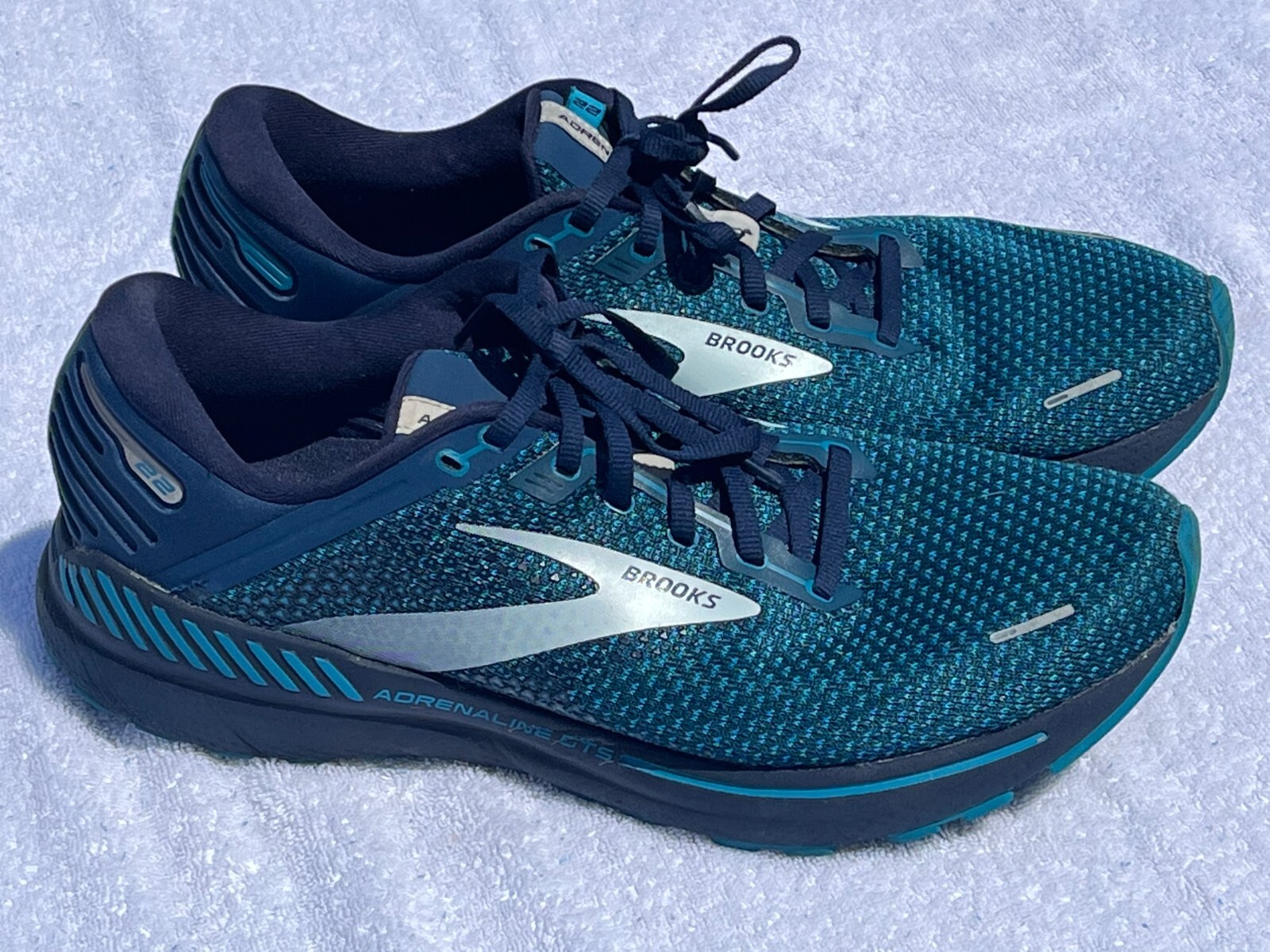 Brooks Adrenaline GTS 22 Men Size 13 D Sneakers Titan/Teal/Grey 1103661D445 eBay