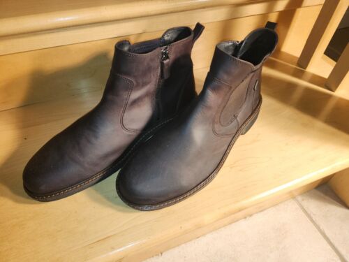 ECCO Turn Gore-Tex Men's Boots Brown Leather Suede EU 46 US 12-12.5 Turn - Picture 3 of 6
