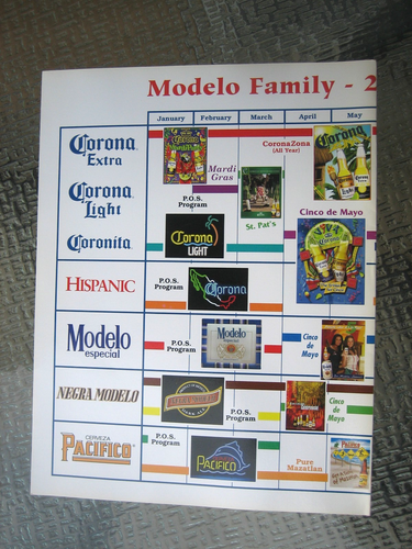 MODELO CORONA Extra Mexikanisches BIER Werbekalender Geschenkkatalog 2003 - Bild 2 von 9