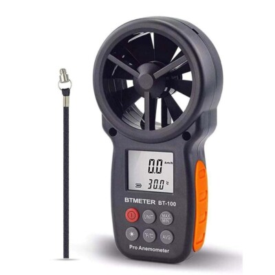 Digital Anemometer for Accurate Wind Speed Measurement - Weather Monitoring Tool