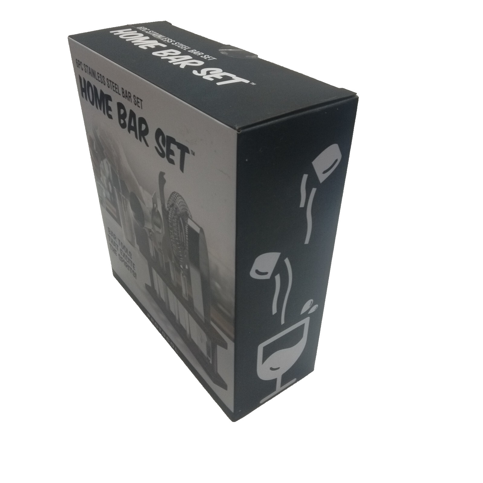 Bar Set – Protocol 6-Piece Stainless Steel Home Bartender Kit