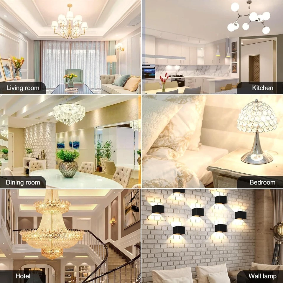 Diodesy 4PK G9 LED Light Bulb, 5W, 60W, 3000K, T6, 550LM, CRI80 - Image 4 of 4