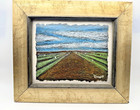 New ListingRonald Jones Oil Pastel On Cotton Paper "Planting Season" Pastel Drawing Art
