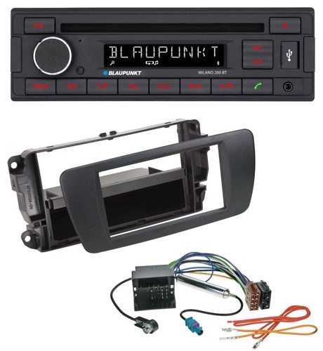 Blaupunkt MP3 USB CD Bluetooth AUX Car Stereo for Seat Ibiza 6J from 08 NitBlack