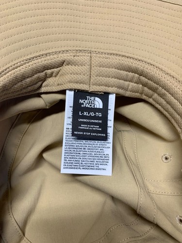 The North Face Class V Brimmer Hat Bucket Safari Khaki Sand Stone Men's L/XL NWT - Picture 5 of 5
